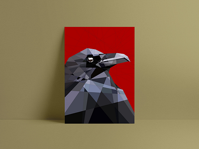 Raven Print.. ❤️ brand design graphic illustration print