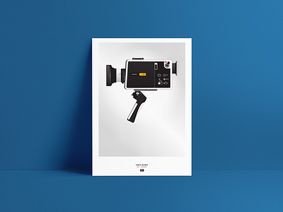 Camera, as used by me :) - but this ones a print of it.. brand camera design film graphic illustration print shop