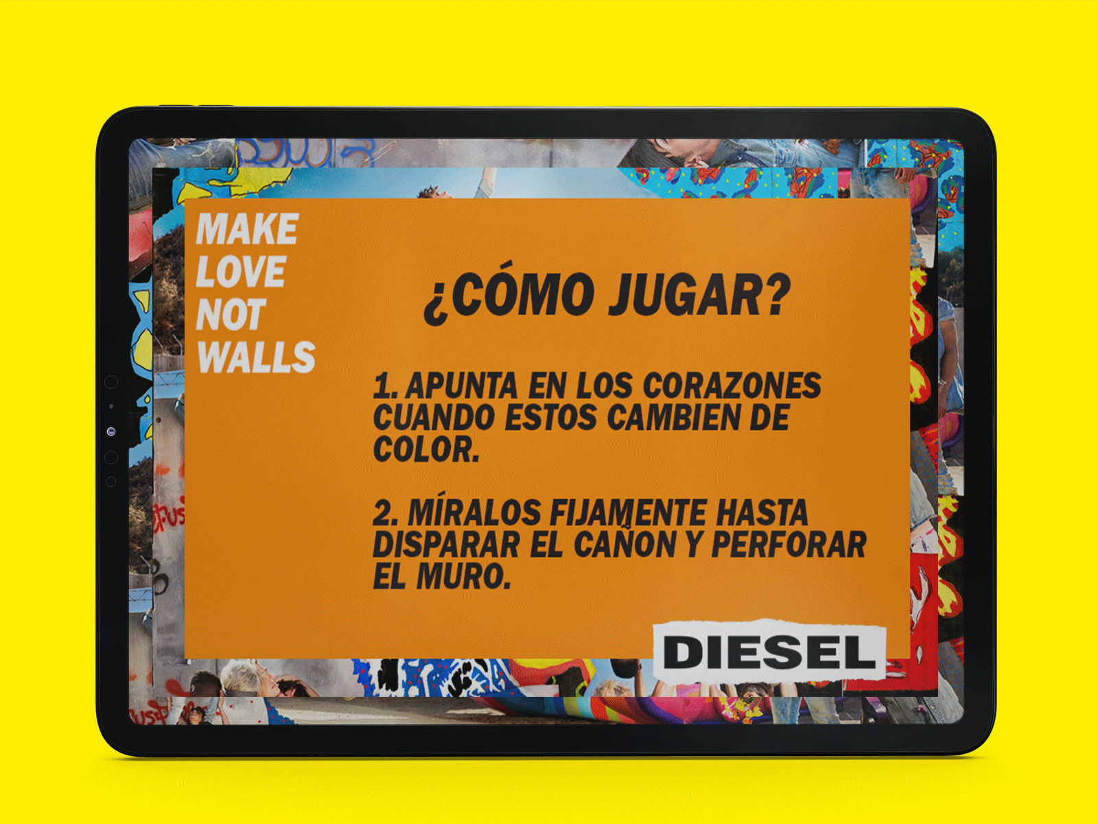 DIESEL ADVERGAME COLOMBIA advergames design ui ux videogame