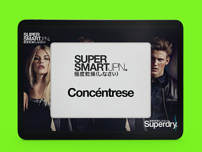 Memory game Superdry Colombia advergames branding design ux videogame