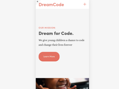 DreamCode Mobile View