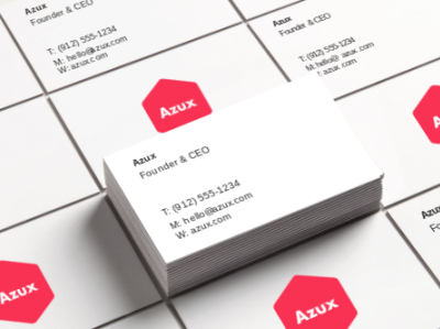 Azux branding 1 branding design illustration logo