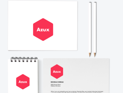 Azux branding 2 branding design illustration logo