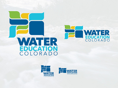 Water Education Colorado Logo Design Process 6 - Final Shot branding design icon illustration logo logo design typography vector visual identity