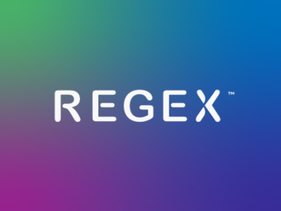 Regex app brand branding design flat icon logo typography ui ux web