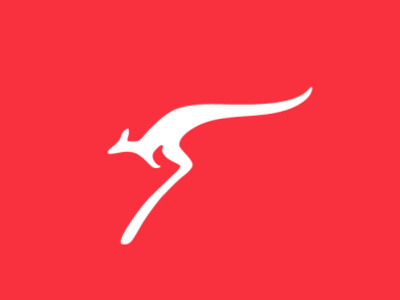 kangaroo animal brand branding flat forsale kangaroo logo premium speed sport sports branding