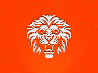 Lion animal brand branding design eddarqaoui forsale illustration leo lion logo negative space vector