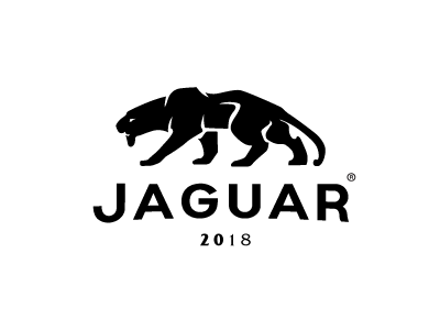 Jaguar animal black classic dribbble eddarqaoui elegant jaguar logo logotype pinterest vector white