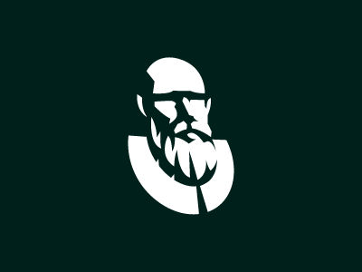 Wise beard eddarqaoui face forsale greek logo man philosopher roman wise