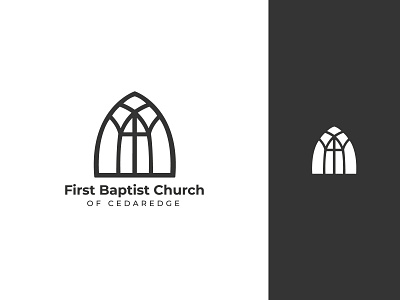 First Baptist Church of Cedaredge Logo branding church branding church logo design icon design logo logo design logo mark vector
