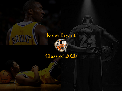 Kobe > NBA Hall of Fame 2020 24 adobe xd adobexd basketball bball hall of fame hero heroes hof kb kb24 kobe kobe bryant kobebryant