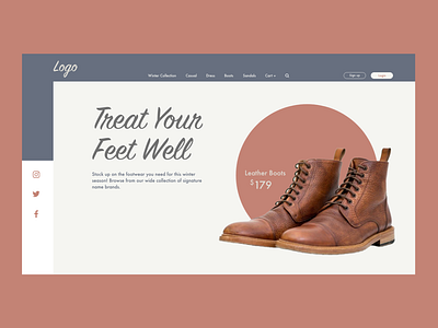 Happy Feet adobe xd adobexd ecommerce ecommerce design shoes shopping