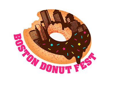 Boston Donut Fest Logo Rebrand