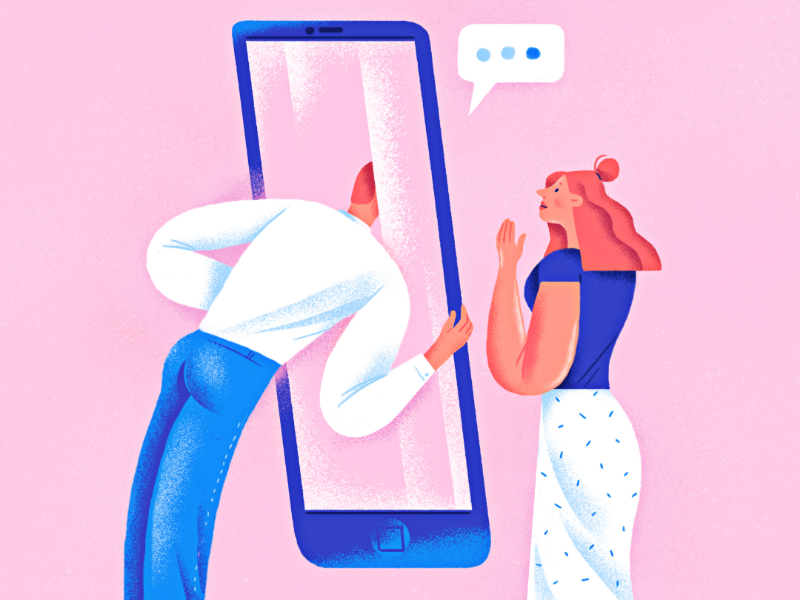 Where are you? love relashionships characters cartoon sketch illustration drawing social media