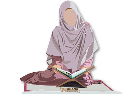 Muslimah pray design icon illustration illustrator muslimah pray praying vector woman woman illustration