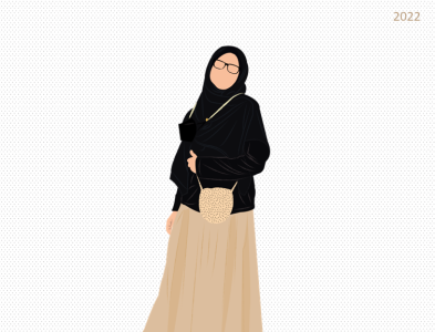 Illustration of women branding design illustration illustrator muslimah vector woman woman illustration