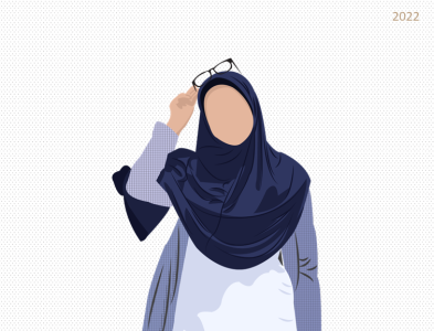 Muslimah Illustration branding design illustration illustrator muslimah vector woman woman illustration