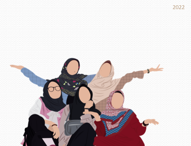 Muslimah Illustration animation branding graphic design illustration illustrator muslimah vector woman woman illustration
