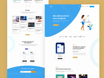 Amazing UX website design inspirational 2020