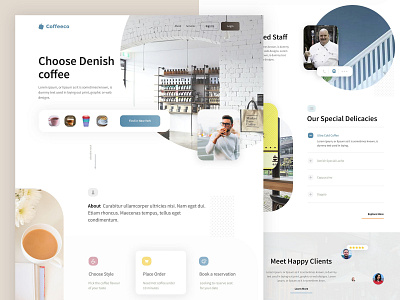 coffeeco! Coffee Landing page 2020 adobexd landing page landing page design landing page ui uixdesign web page