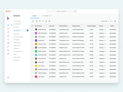 Table Design app dashboard dashboard design data list design list table profile table table design table list typography user user panel web web design web table