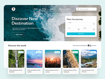 Travel Agency Landing Page