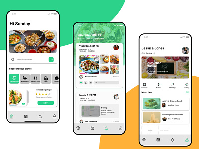 Meal Plan App UI app design ios app design meal meal plan app meal planner ui ux