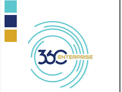 Company Logo (360 Enterprise) branding design icon logo