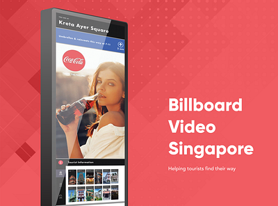 Billboard Video Singapore digital kiosk wayfinding