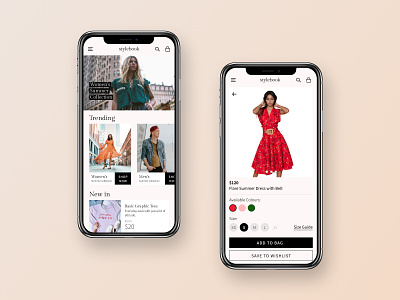 Fashion Ecommerce App Concept