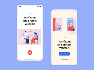 Stay home app concept stayhome staysafe