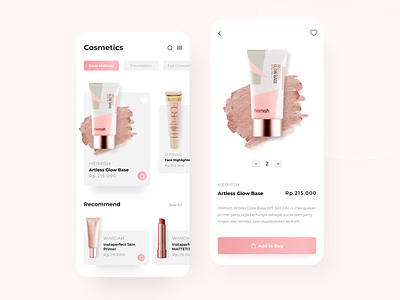 Cosmetics Mobile App design mobile app mobile app design mobile design mobile ui ui uidesign