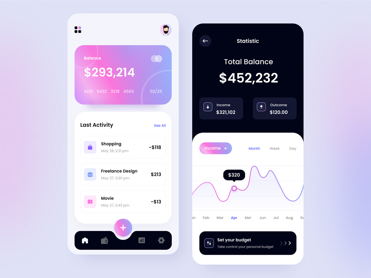 Finance Mobile App by Nasyiya Ulfa for SUB-X on Dribbble