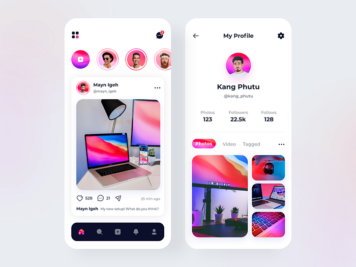 Social App by Nasyiya Ulfa for SUB-X on Dribbble