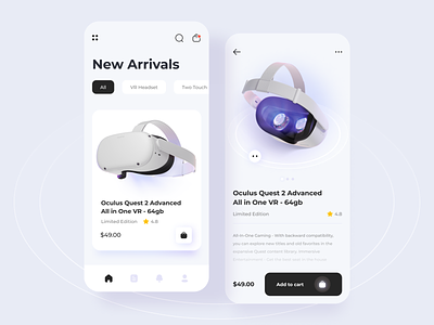 VR Store Mobile App