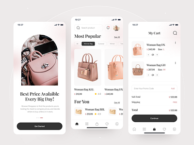 Shoppers - E-Commerce App UI Kit by Nasyiya Ulfa for Enver Studio on ...