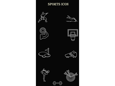 sports icon design icon logo sports vector