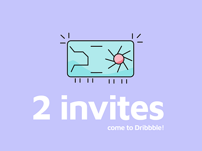 2 Dribbble invites