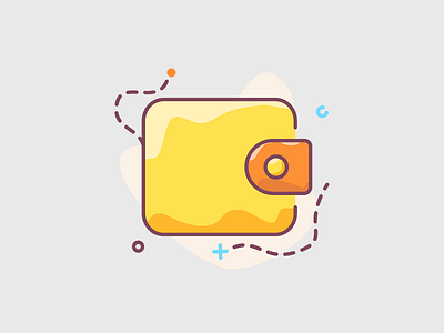 Wallet icon cash coin coins design earn earning earnings icon design money money app money management money transfer save the date saving savings wallet wallet app wallets