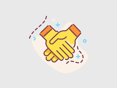 Shake hands icon accept approved business contact creative design essential icons flat icons hand icon design icon pack roicons shake shake hands shaker shakes shakespeare
