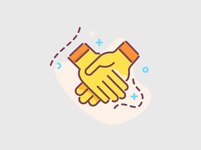 Shake hands icon