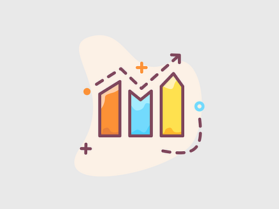 Analysis statistic growing graph - illustration, icon concept agency analyse analysis analytics graph grow growing icon design illustration savings stationery statisical statistic statistical statistical analysis services statisticaldataanalysis statistics stats