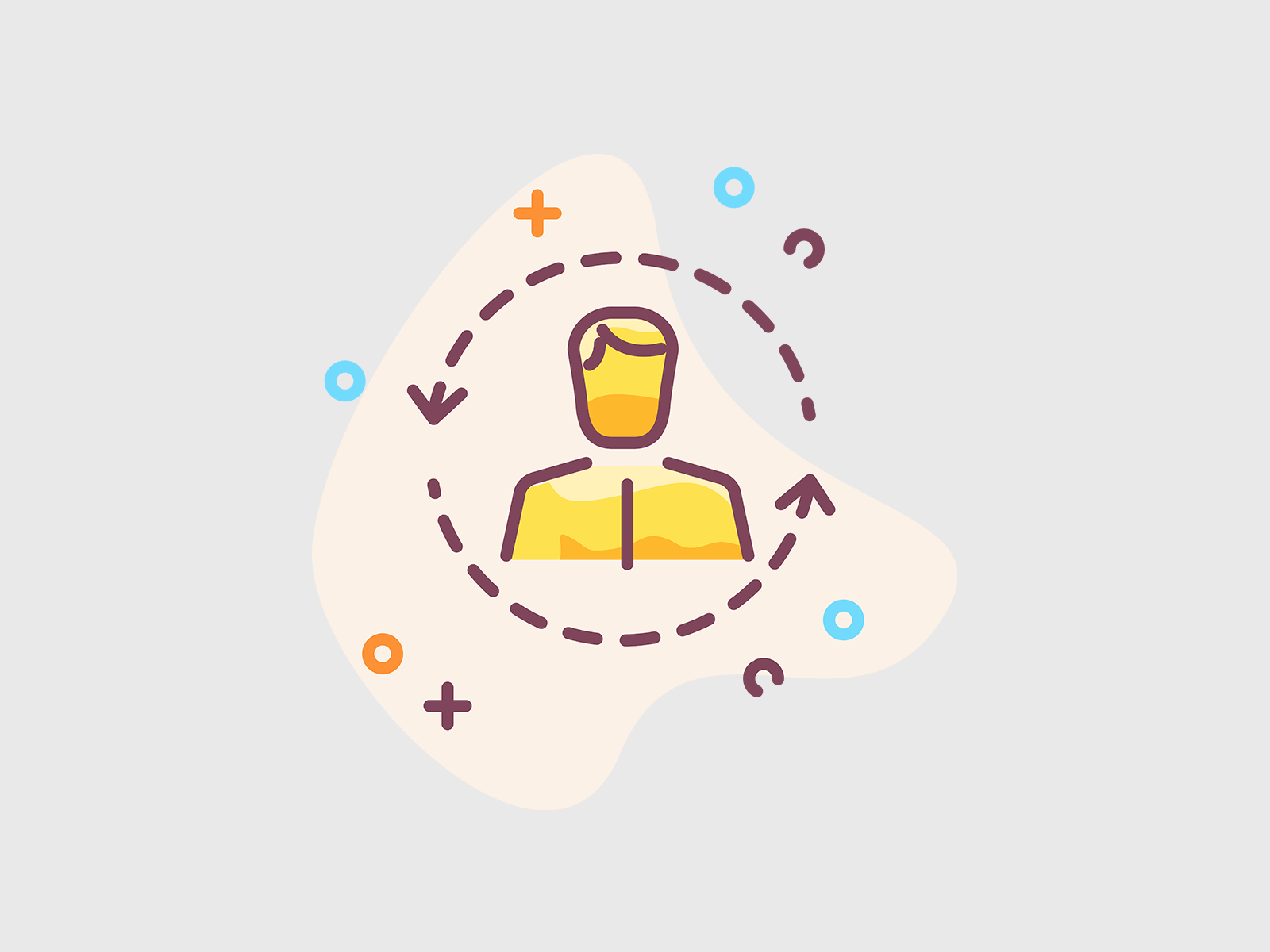 Person Team Member Colorful Icon By Roicons On Dribbble