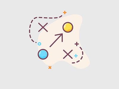 Strategy concept icon