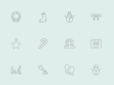 ⭐ Roicons - christmas icon set christmas christmas icon christmas set design essential icons flat icons icon icon app icon design icon pack iconset roicons