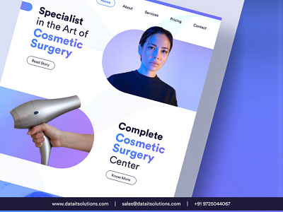 Plastic Surgery Website Design branding creative design design landing page uiux website website design websitedesign