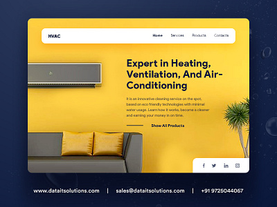 HVAC Web Design branding creative design ecommerce shop landing page portfolio uiux webdesign website websitedesign