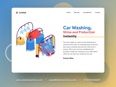 Car Wash Website Design branding car wash carwash creative design portfolio web design web development web development services website design websitedesign