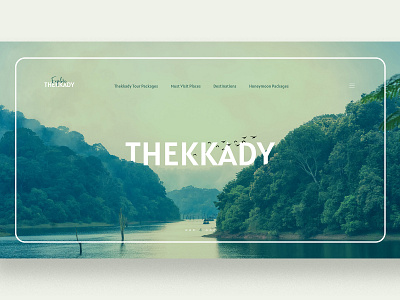 UI Design Explore Thekkady adobe illustrator adobe photoshop banner design branding explore graphic design landing page logo nature thekkady ui ux website