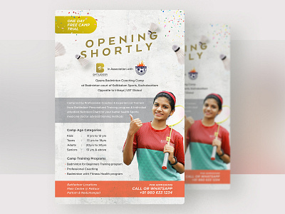 Brochure Design adobe illustrator adobe photoshop badminton battledoor branding brochure design graphic design graphics illustration landing page logo page ui vector